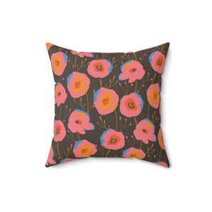 Blooming Sunset Charm Square Pillow