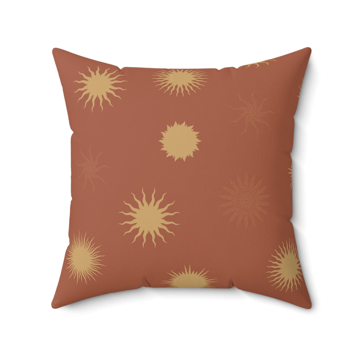 Sunburst Elegance Square Pillow