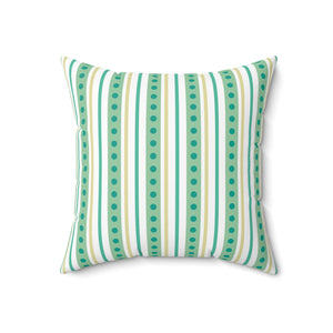 Striped Playfulness Square Pillow