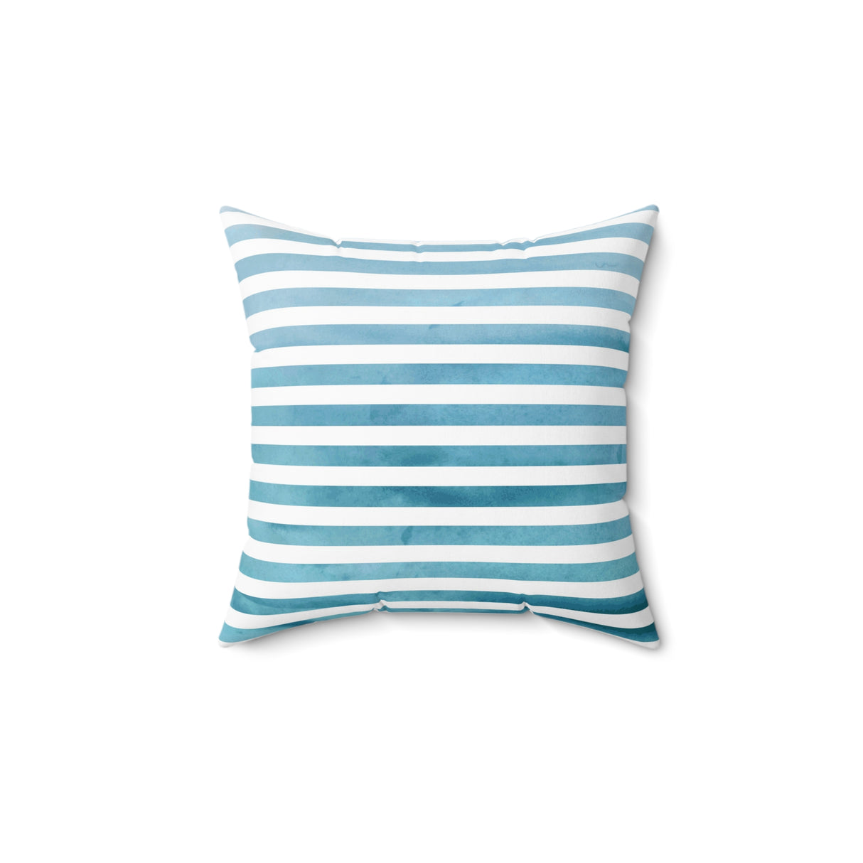 Oceanic Stripes Serenity Square Pillow