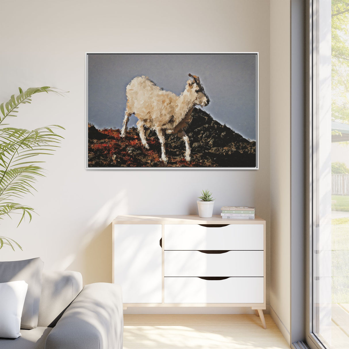 Dall’s Sheep on Rocky Ridge, Nááts'įhch'oh National Park