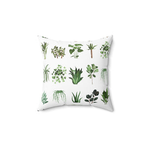 Verdant Pot Harmony Square Pillow