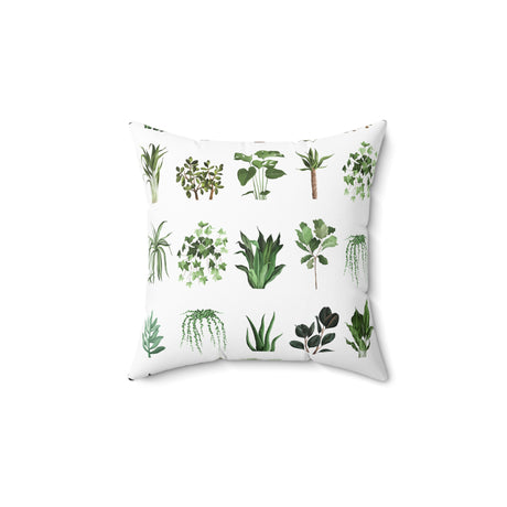 Verdant Pot Harmony Square Pillow