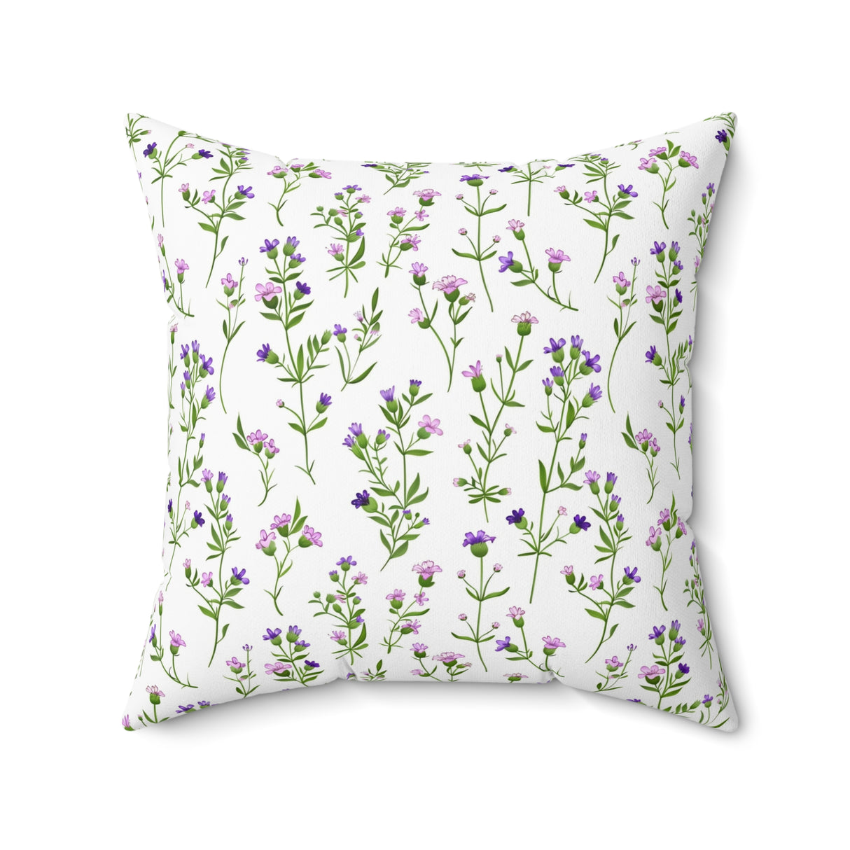 Lavender Meadow Bliss Square Pillow