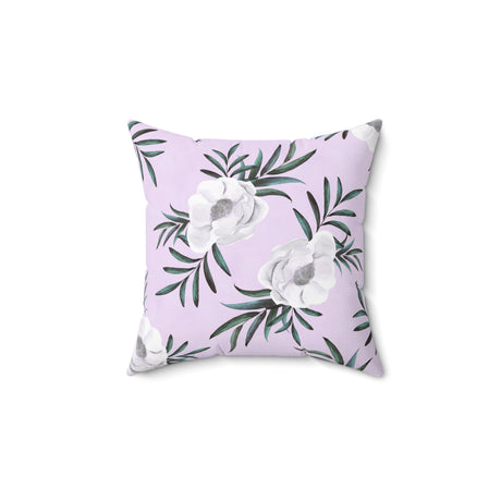 Lavender Grace Bloom Square Pillow