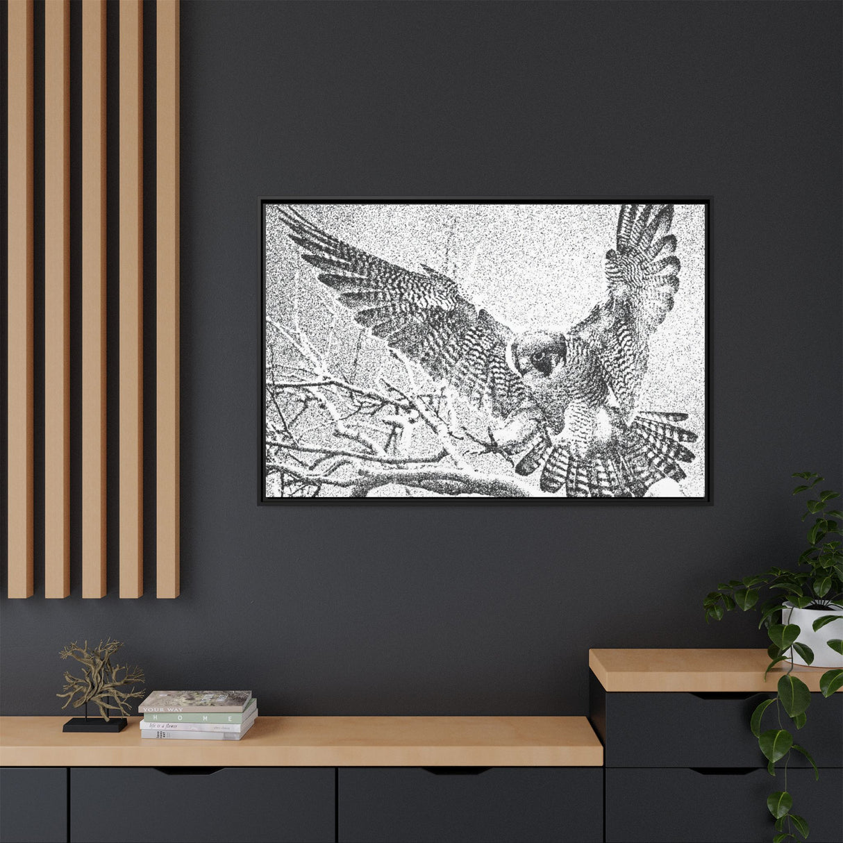 Peregrine Falcon in Flight, Tuktut Nogait National Park