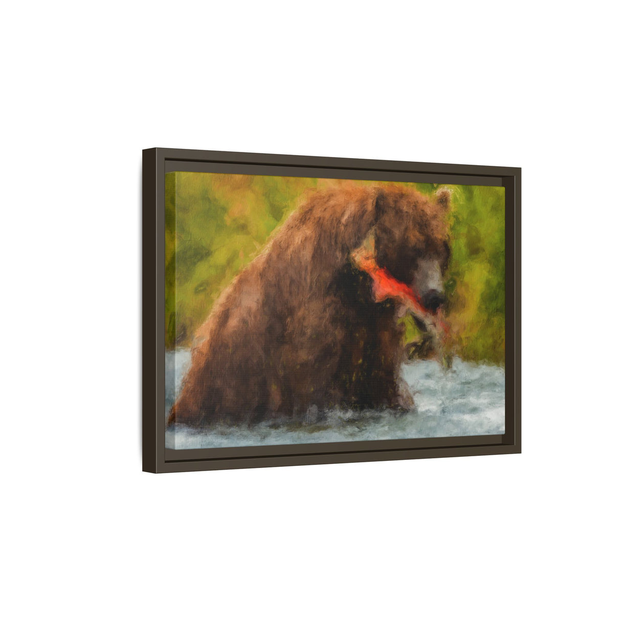 Brown Bear Fishing for Salmon, Katmai National Park
