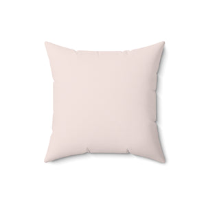 Romantic Rose Garden Square Pillow