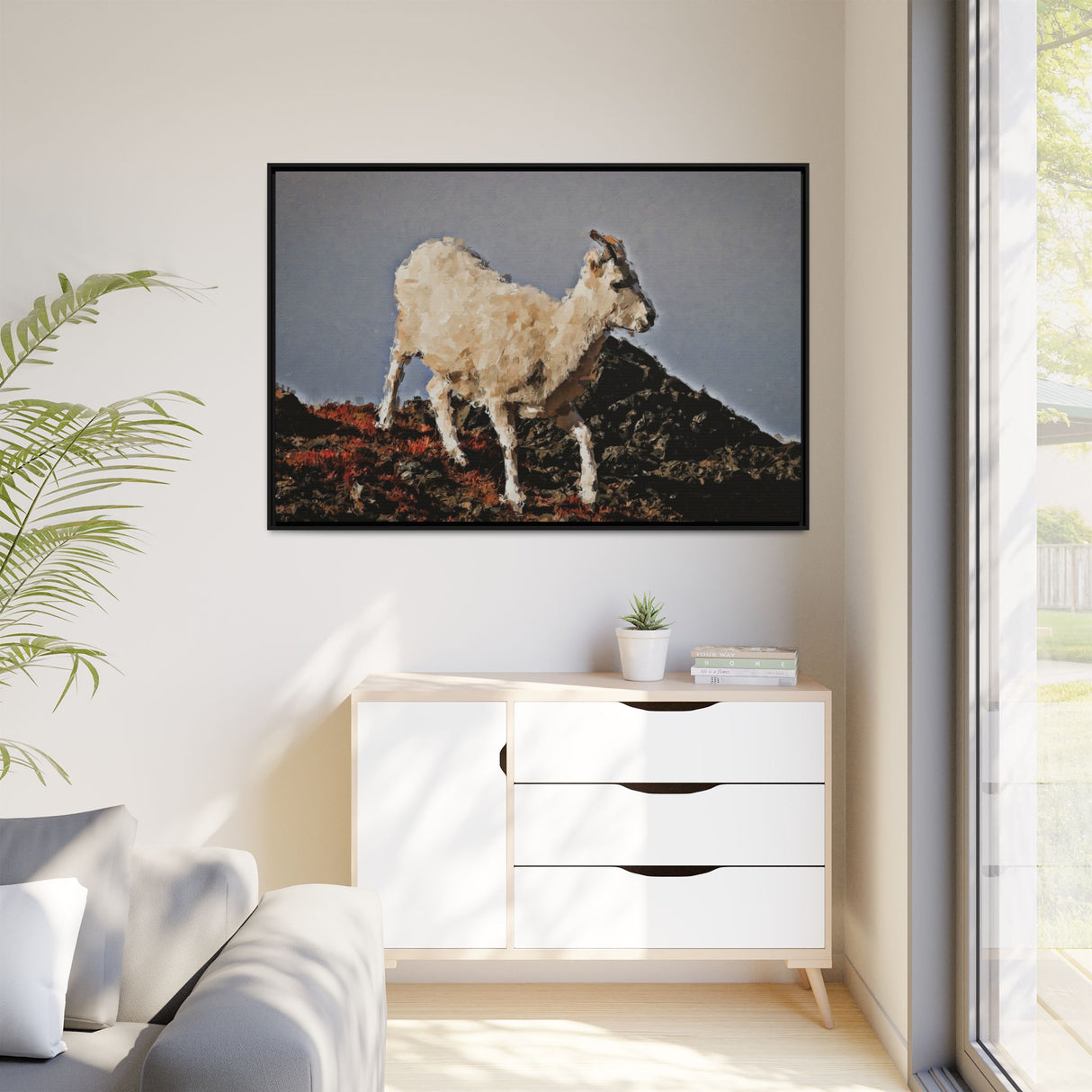 Dall’s Sheep on Rocky Ridge, Nááts'įhch'oh National Park