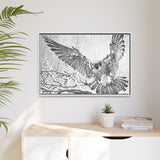 Peregrine Falcon in Flight, Tuktut Nogait National Park