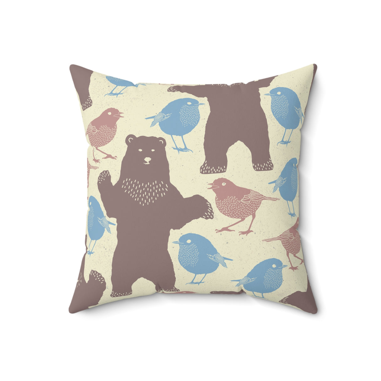 Forest Harmony Square Pillow