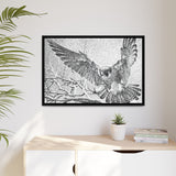 Peregrine Falcon in Flight, Tuktut Nogait National Park