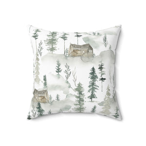 Woodland Serenity Square Pillow