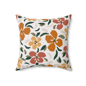 Autumn Bloom Charm Square Pillow