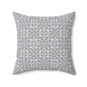 Urban Elegance Dotted Square Pillow