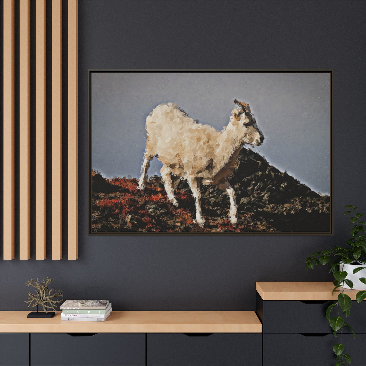 Dall’s Sheep on Rocky Ridge, Nááts'įhch'oh National Park