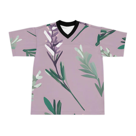 Lilac Breeze Rosemary & Shapes - Football Jersey - Scandinavian Rosemary Collection