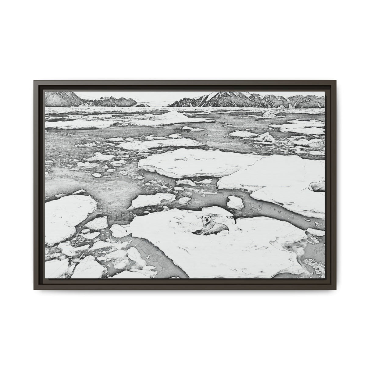 Polar Bear on Sea Ice, Northeast Greenland National Park