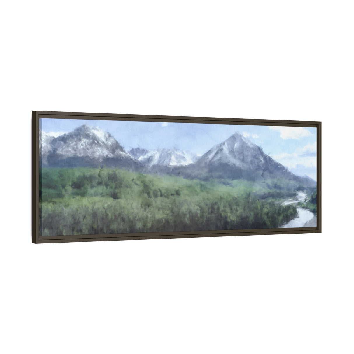 Snowy Peaks and River Valley, Chugach State Park