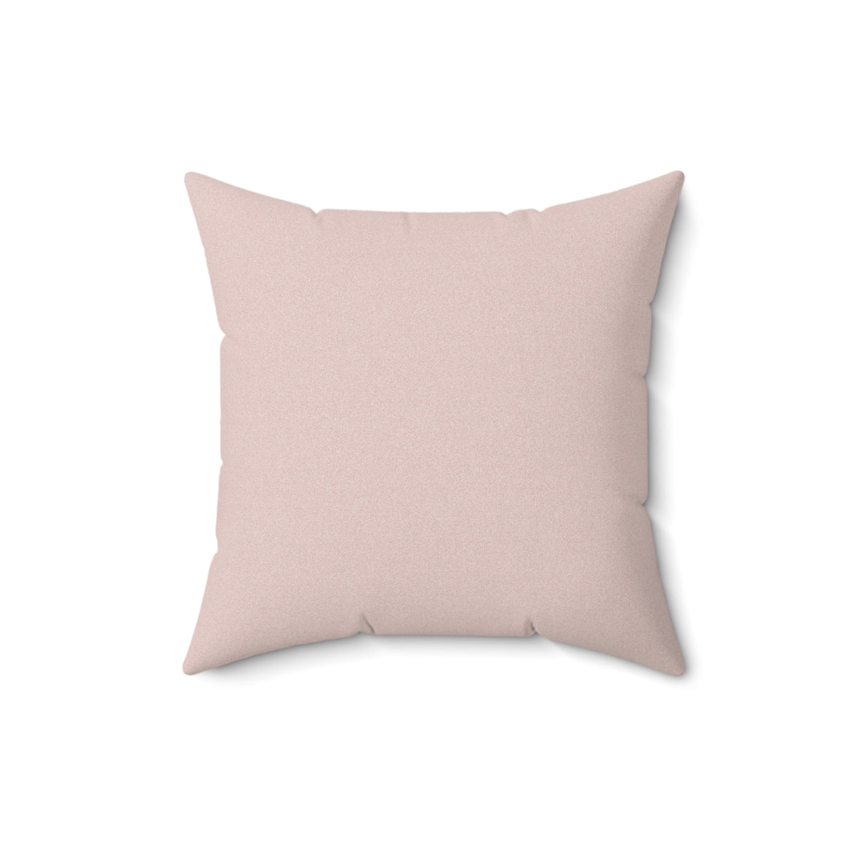 Soft Blush Texture Square Pillow