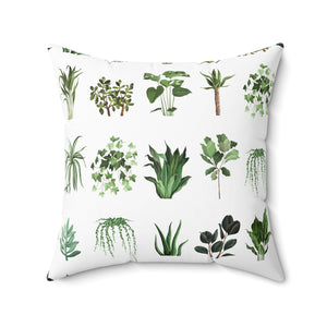 Verdant Pot Harmony Square Pillow