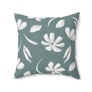 Blossoming Grace Square Pillow