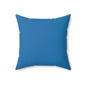 Blue Floral Elegance Pillow