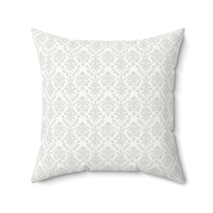 Classic Damask Grace Square Pillow