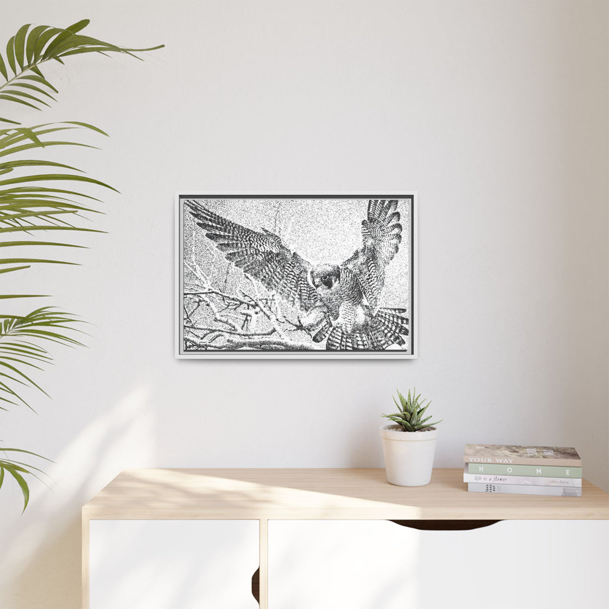 Peregrine Falcon in Flight, Tuktut Nogait National Park