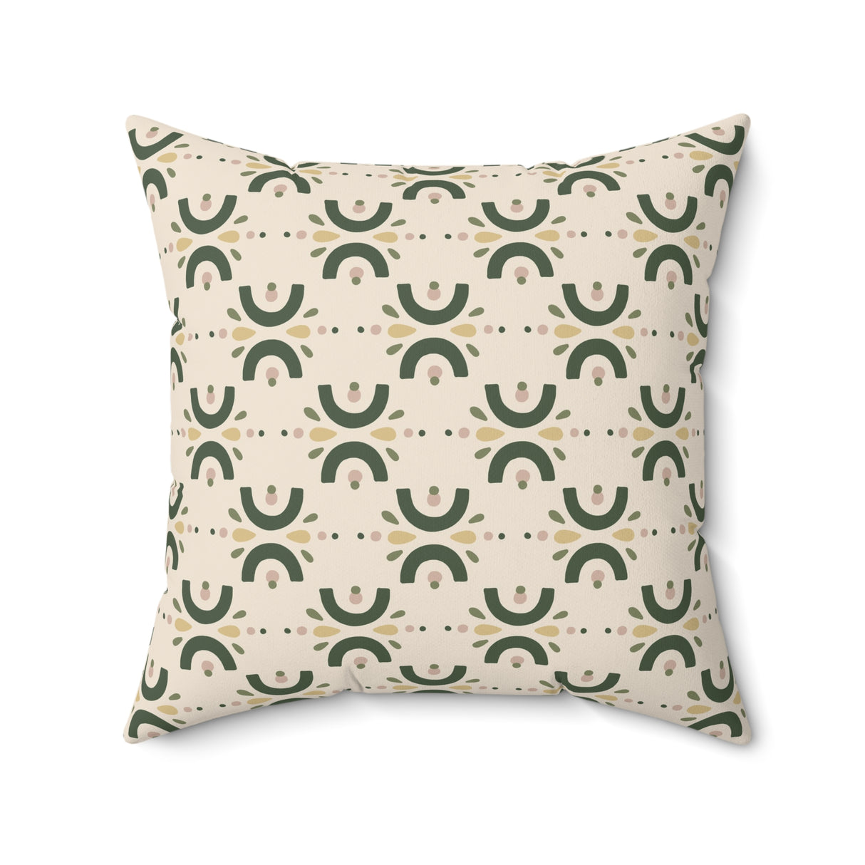 Minimalist Meadow Vibe Square Pillow