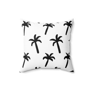 Bold Palm Charm Square Pillow