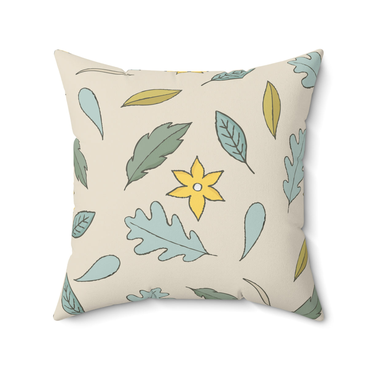 Whimsical Autumn Glow Square Pillow