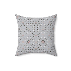 Urban Elegance Dotted Square Pillow