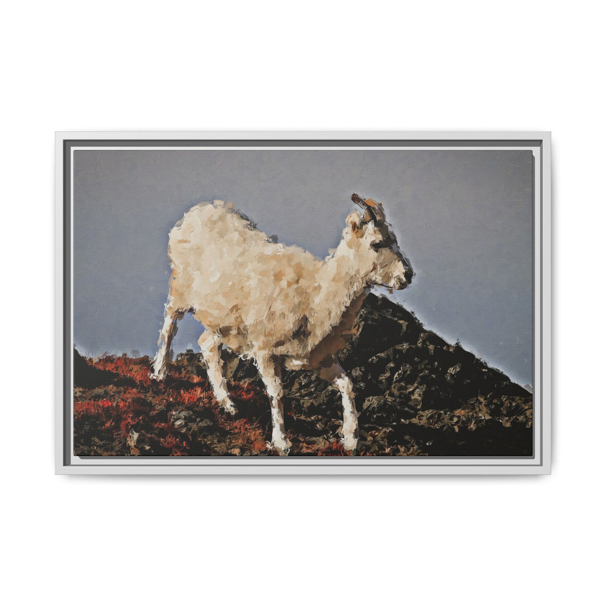 Dall’s Sheep on Rocky Ridge, Nááts'įhch'oh National Park