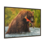 Brown Bear Fishing for Salmon, Katmai National Park